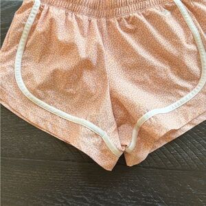 DSG Peach Patterned Athletic Shorts